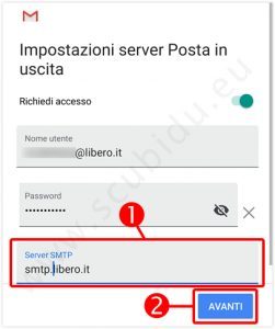 Come aggiungere Mail Libero su App Gmail - Scubidu.eu