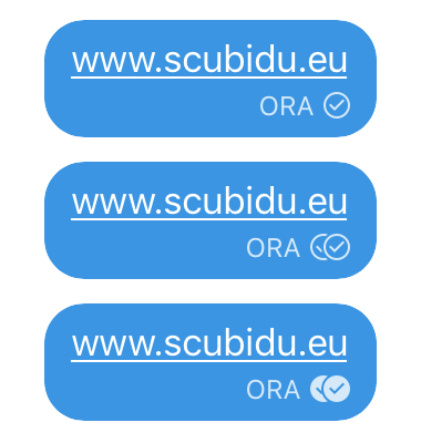 significato spunte signal iphone