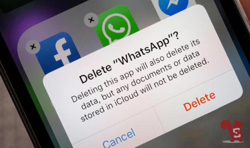 eliminare whatsapp