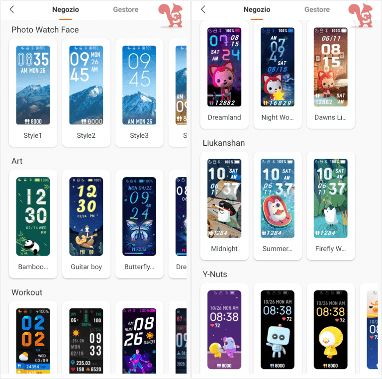 Come cambiare WatchFace su Xiaomi Mi band 5 Scubidu.eu