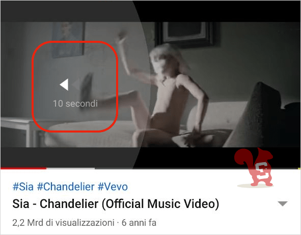 cambiare i secondi di avanzamento youtube