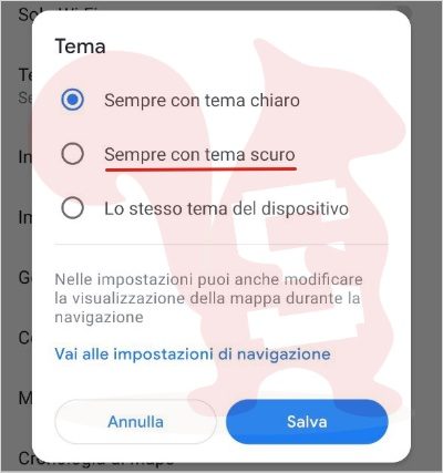 google maps dark mode