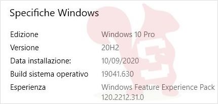 scoprire versione windows 10