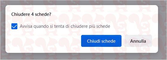 firefox conferma chiusura schede