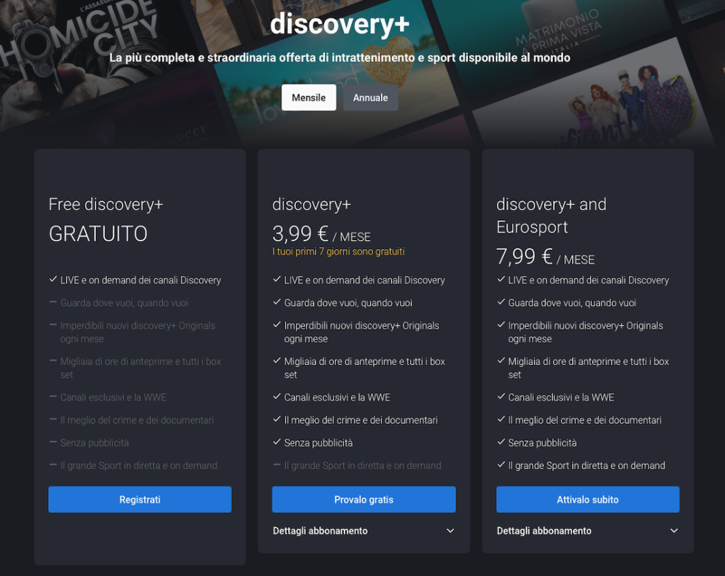 Discovery Plus è Gratis? Ecco tutto quello che c’è da