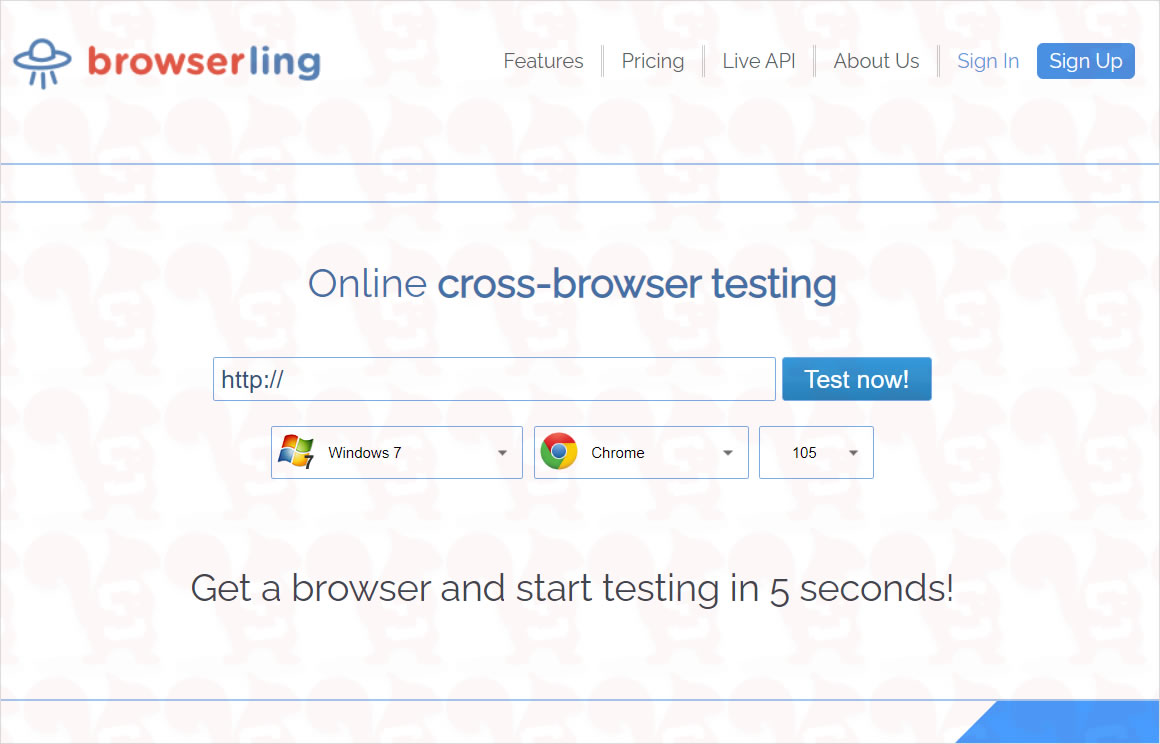 verificare link browserling