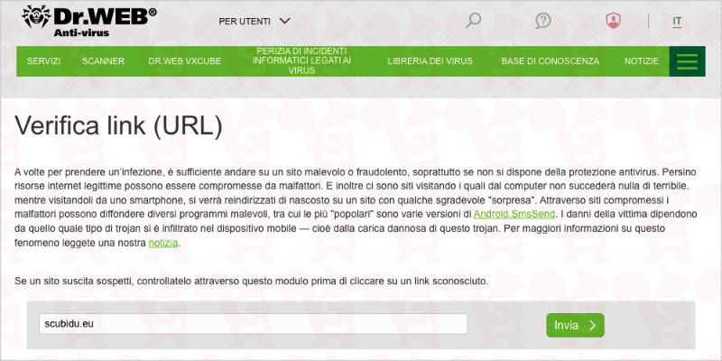 verificare link drweb