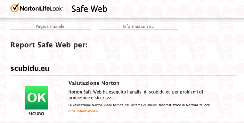 verificare link norton