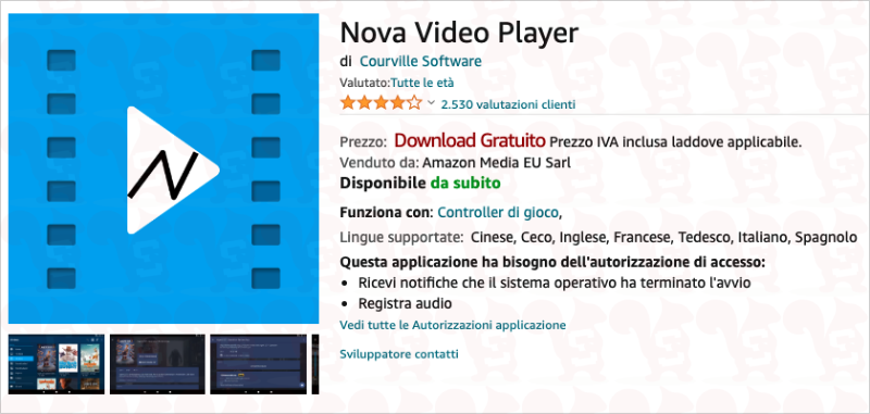 app nova video player