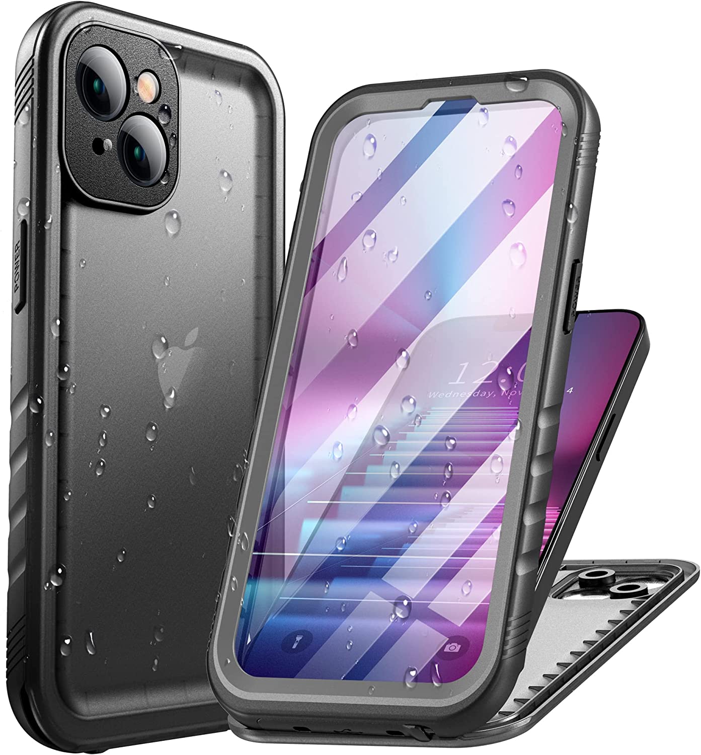 Grande Custodia Impermeabile Per Telefono IPX8 | Doppia Chiusura E Striscia Di Tenuta | Galleggiante Fino A 30m | Per IPhone E Galaxy