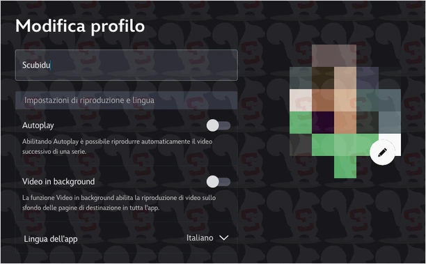 disattivare autoplay disney desktop