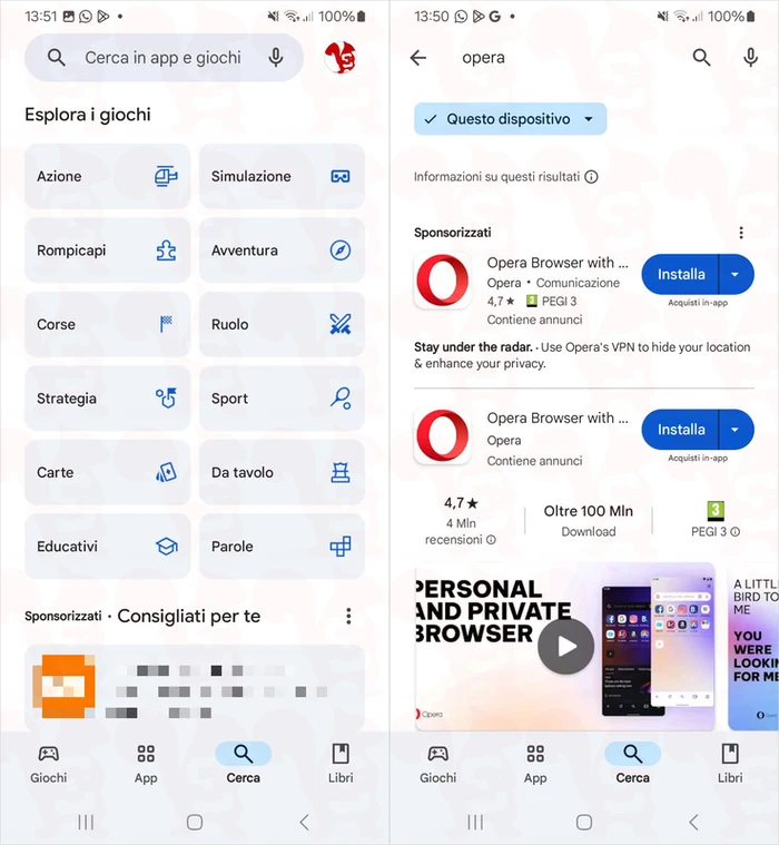 installare opera browser android