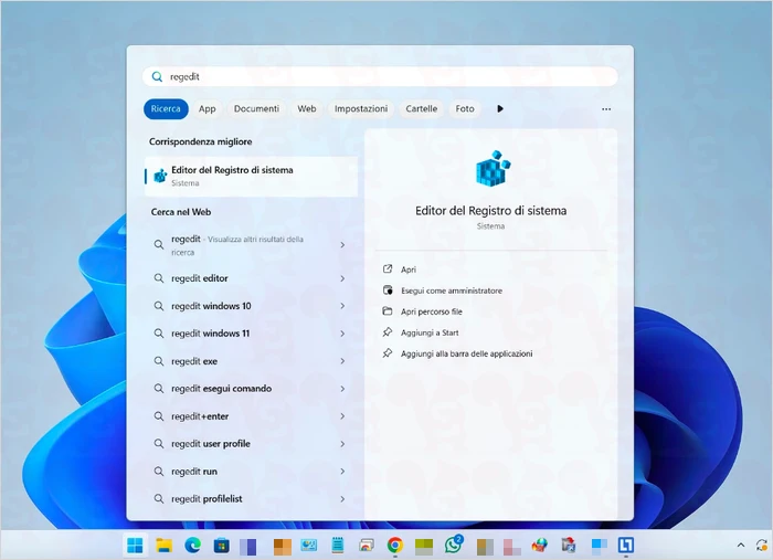 registro sistema menu start windows