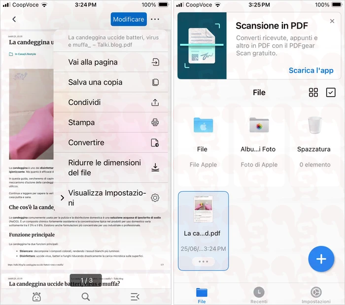 comprimere pdf ios pdfgear