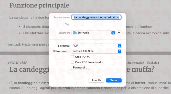 comprimere pdf macos