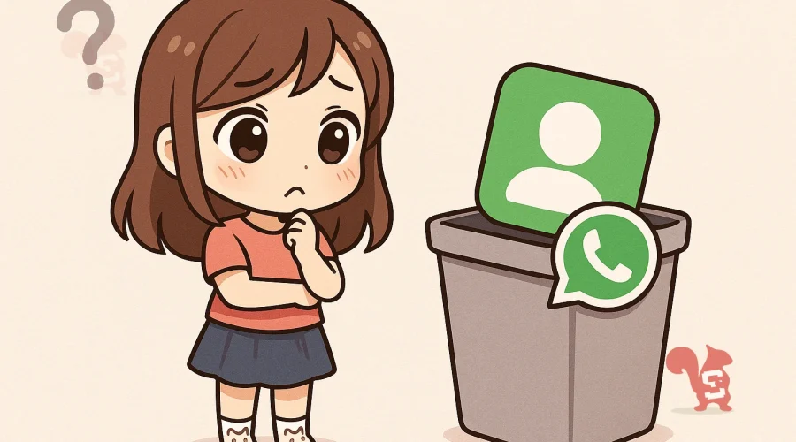 eliminare contatto whatsapp