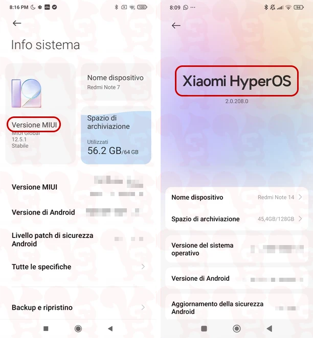aggiornare xiaomi miui hyperos