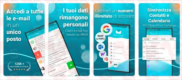 aquamail app gestione posta android