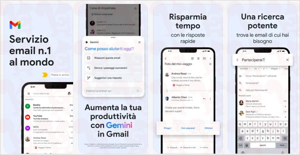 gmail app gestione posta ios