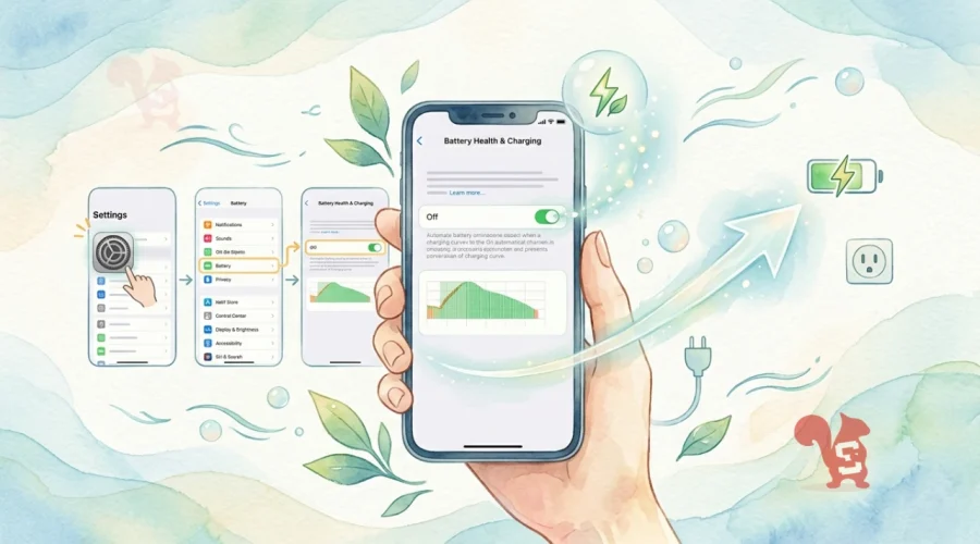 ricarica ottimizzata ios